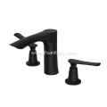 Modern Brass Tub Shower Mixer Valve Black